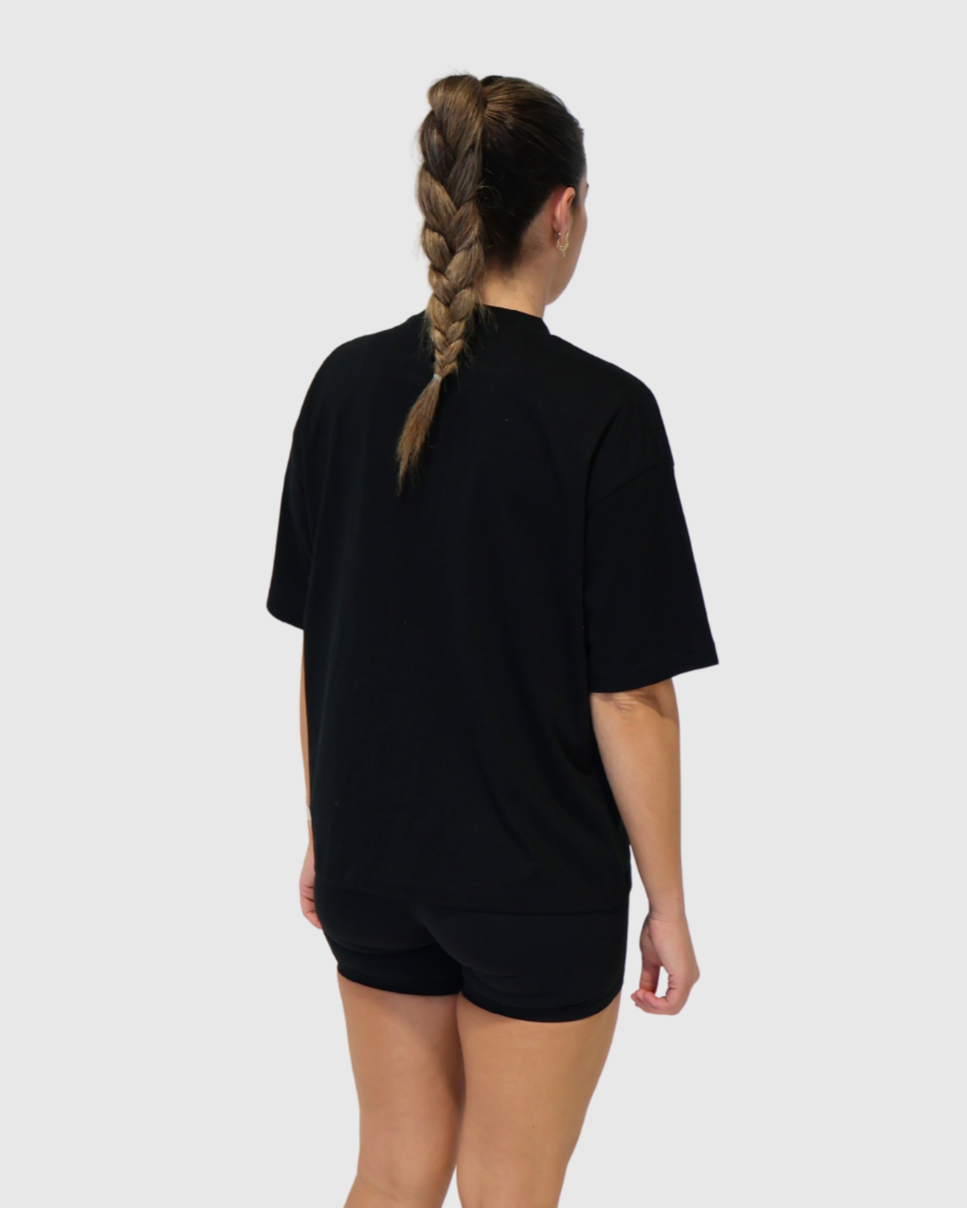 Oversized Boxy Track Tee
