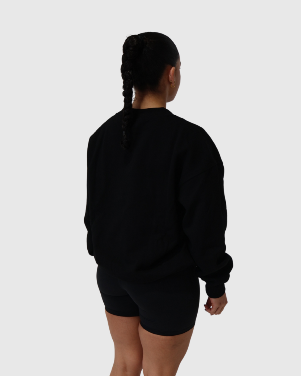 Crew Neck Jumper Black