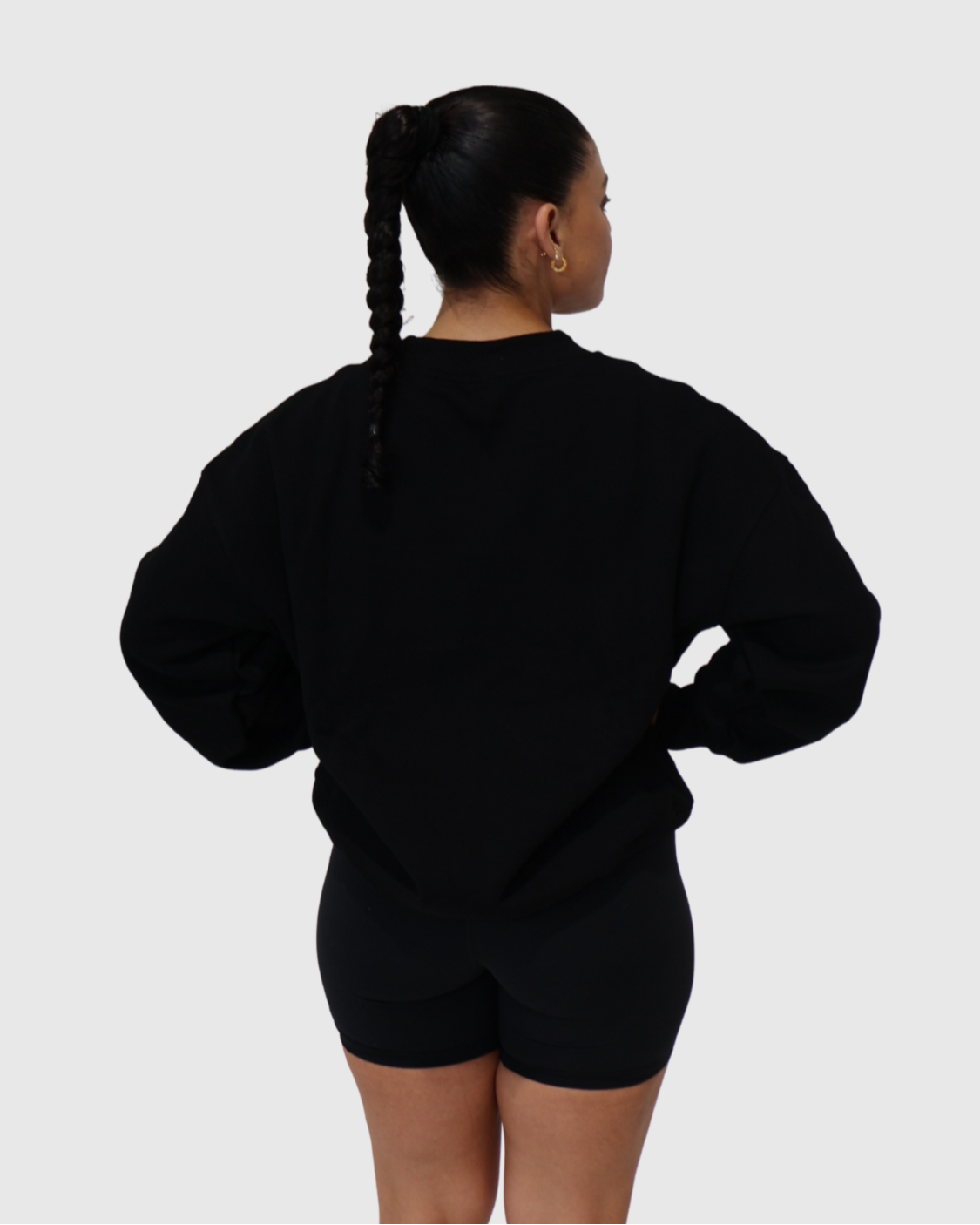 Crew Neck Jumper Black