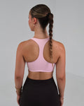 Racer Sports Bra | Baby Pink