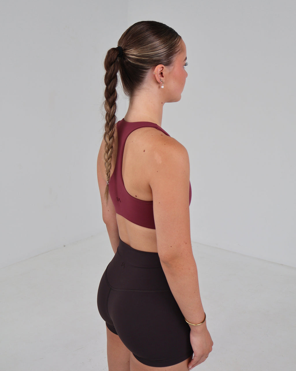 Racer Sports Bra | Dusty Rose