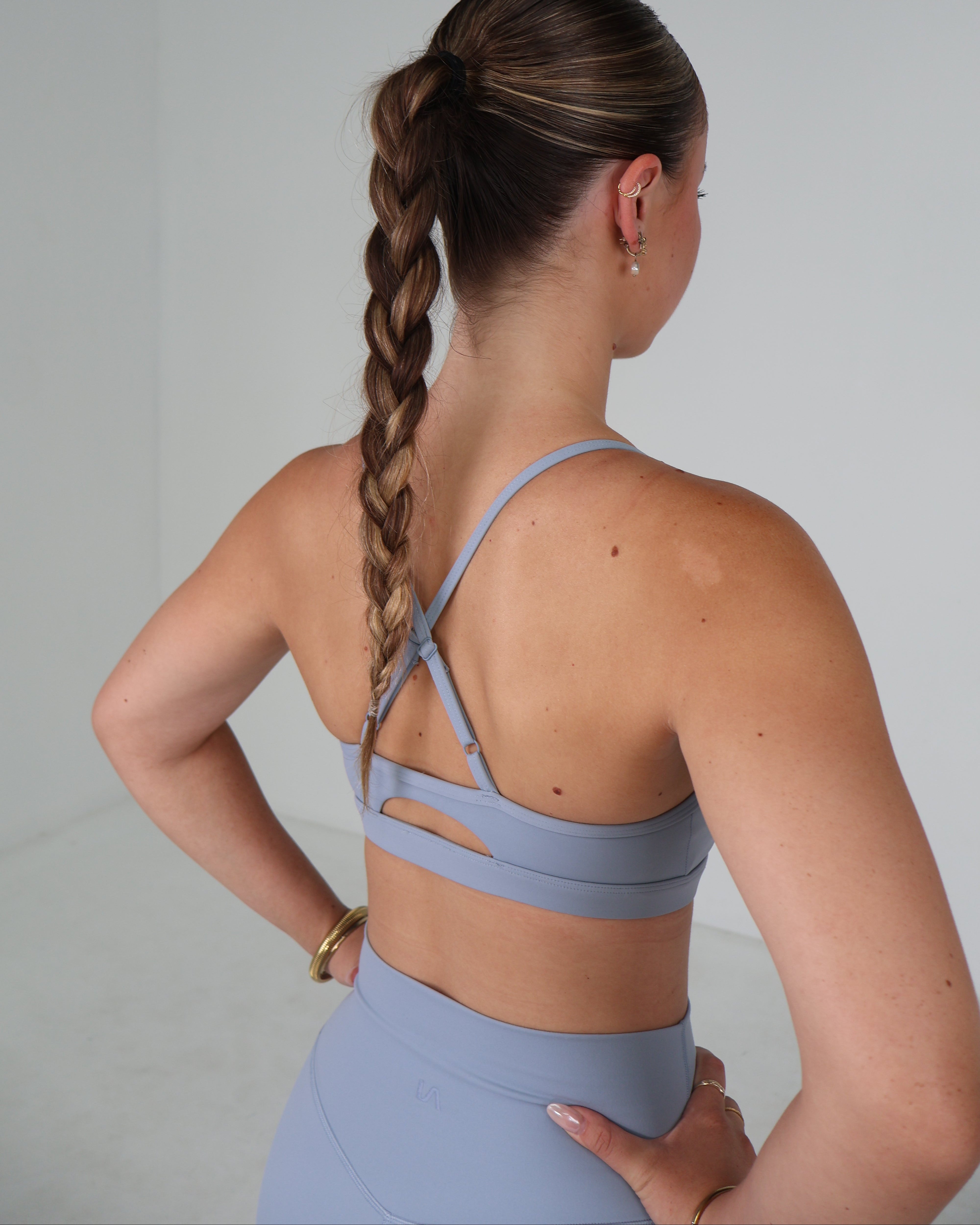 Performance Sports Bra | Dusty Blue