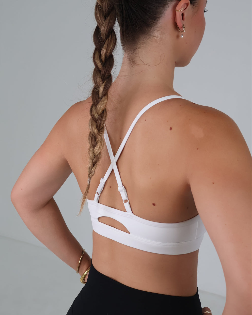 Performance Sports Bra | White