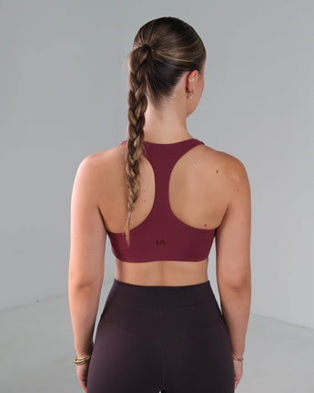 Racer Sports Bra | Dusty Rose