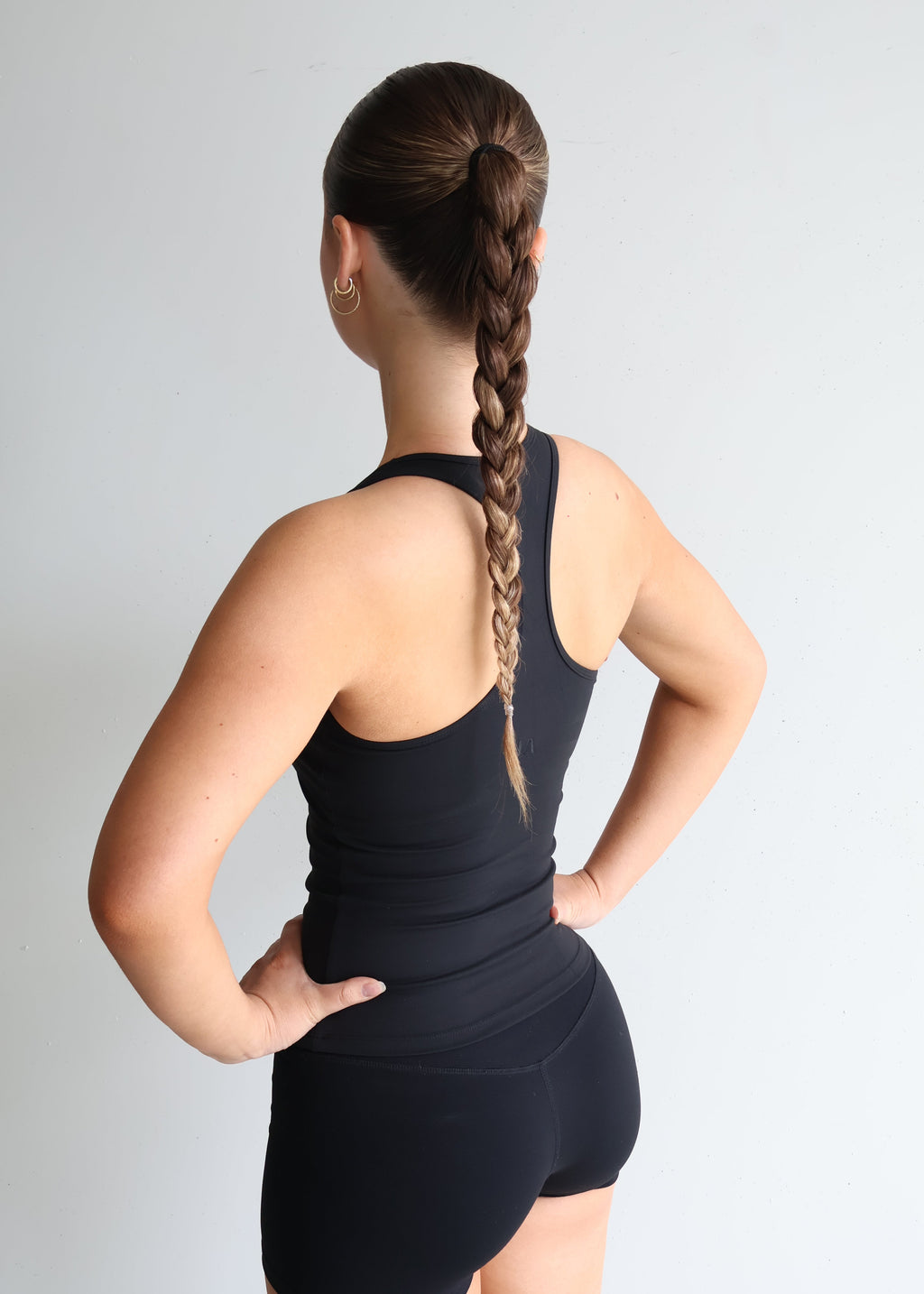Active Racer Singlet | Black