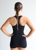 Active Racer Singlet | Black