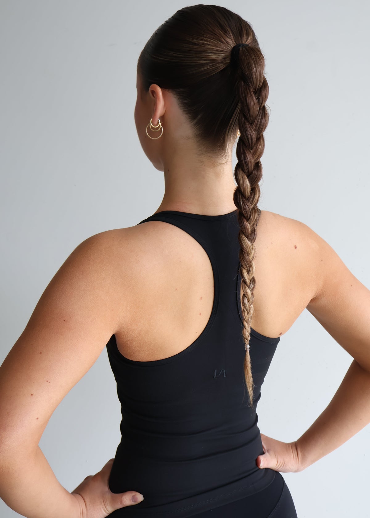 Active Racer Singlet | Black