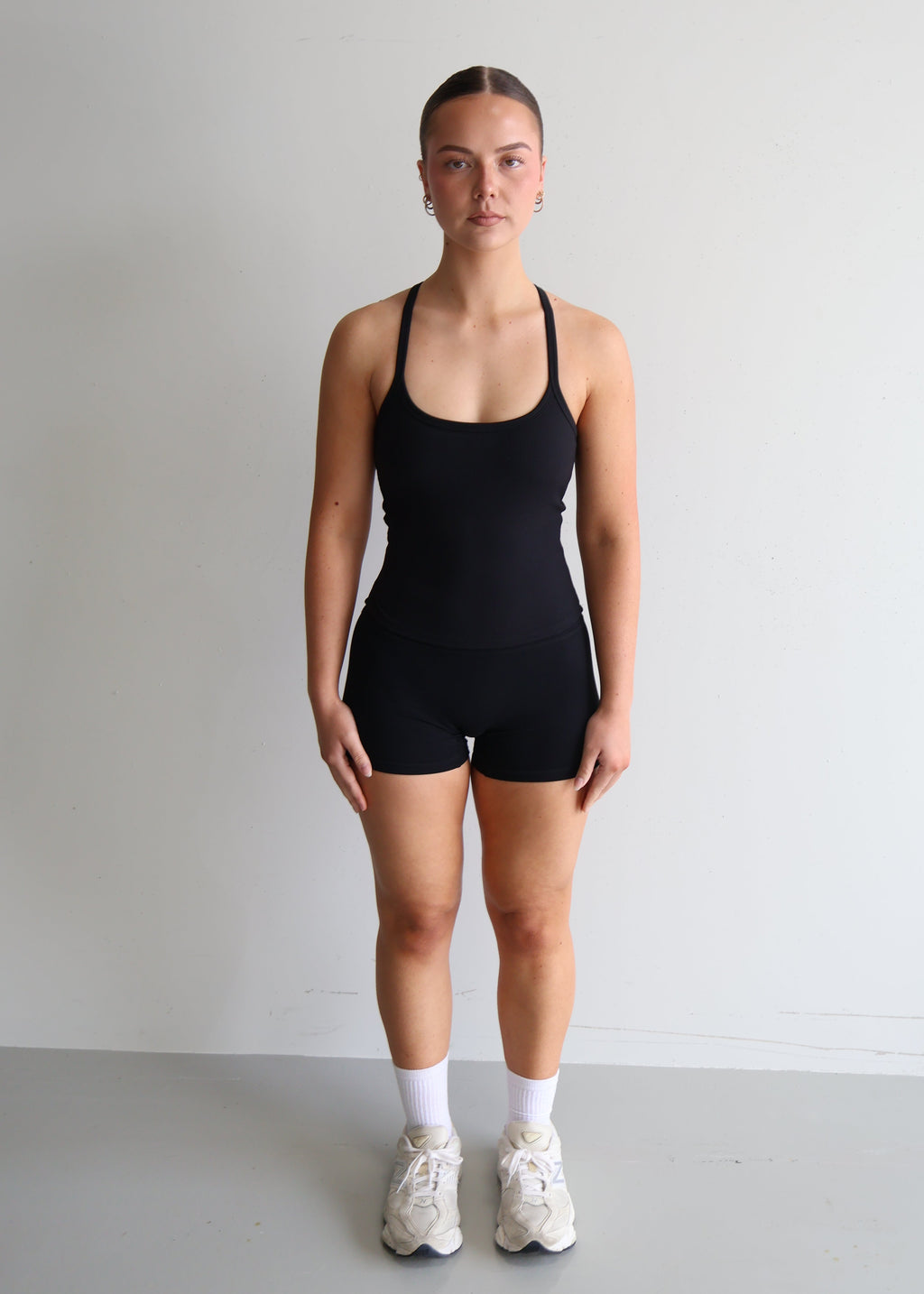 Ribbed Tank | Black