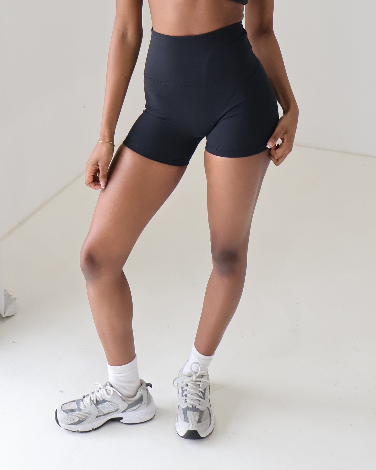Power Shorts Mini 4-inch Black