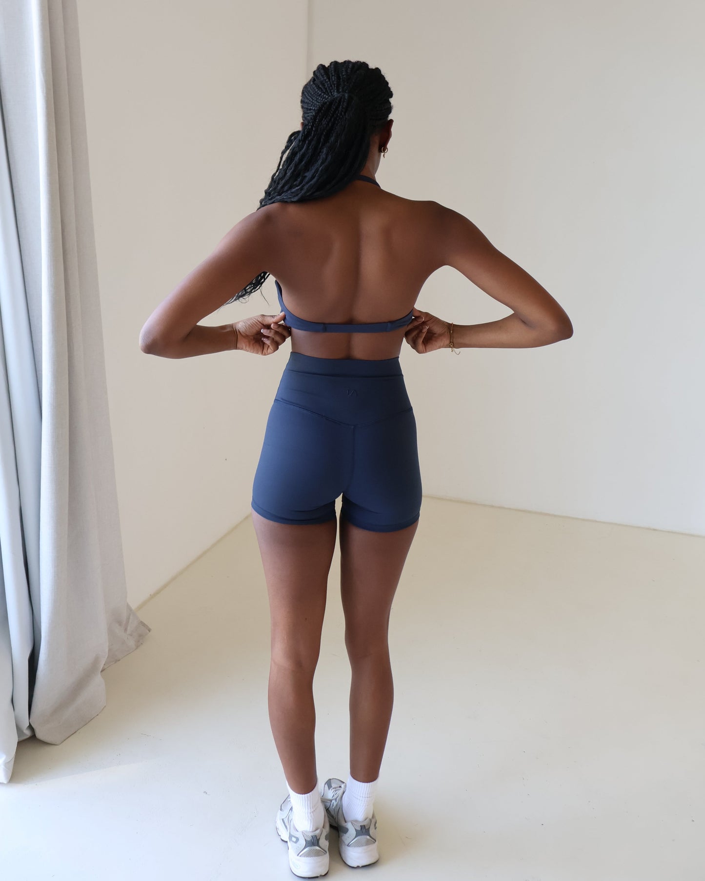 Power Shorts Minis 4-inch Navy Blue