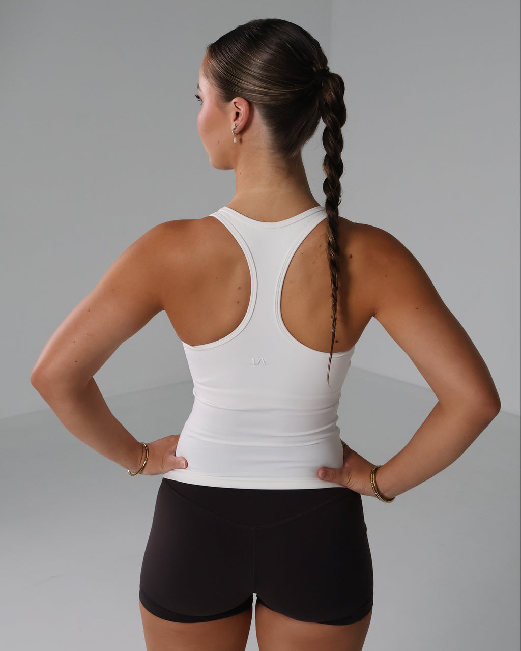 Active Racer Singlet | White