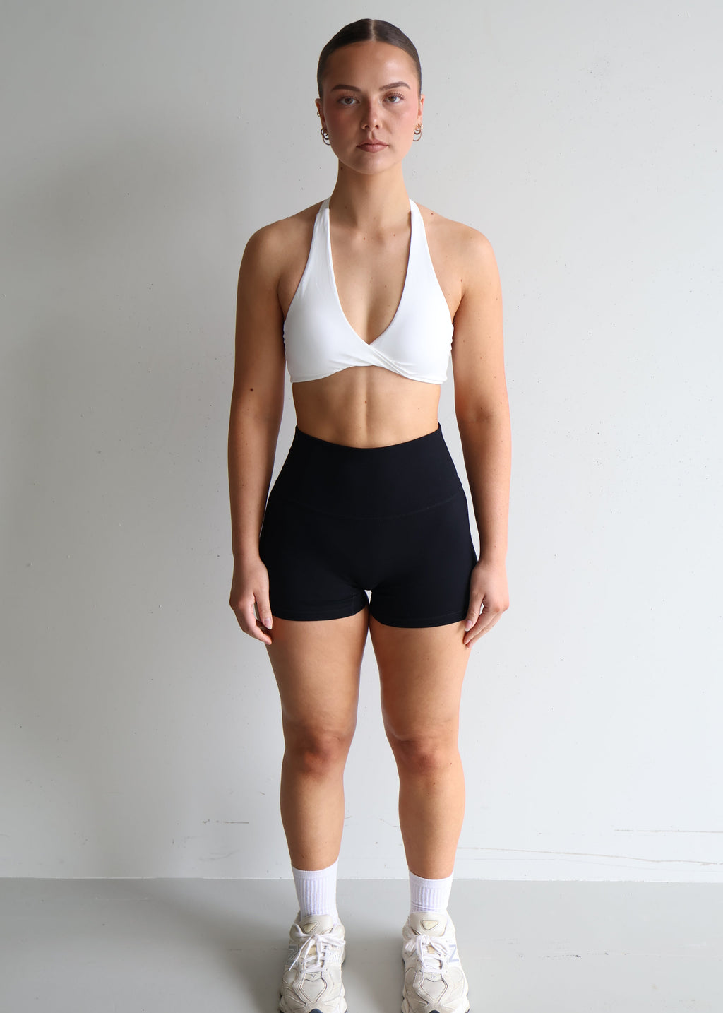 Twist Sports Bra | White