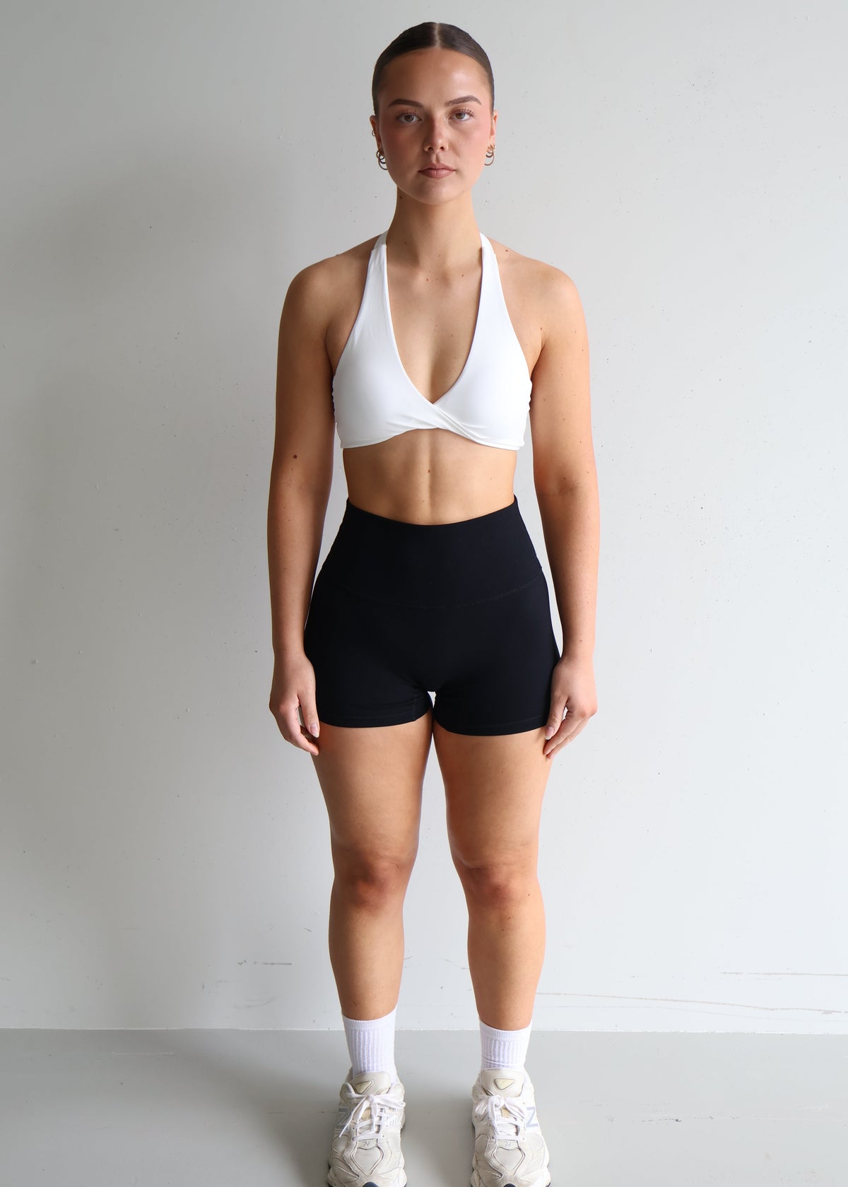 Twist Sports Bra | White