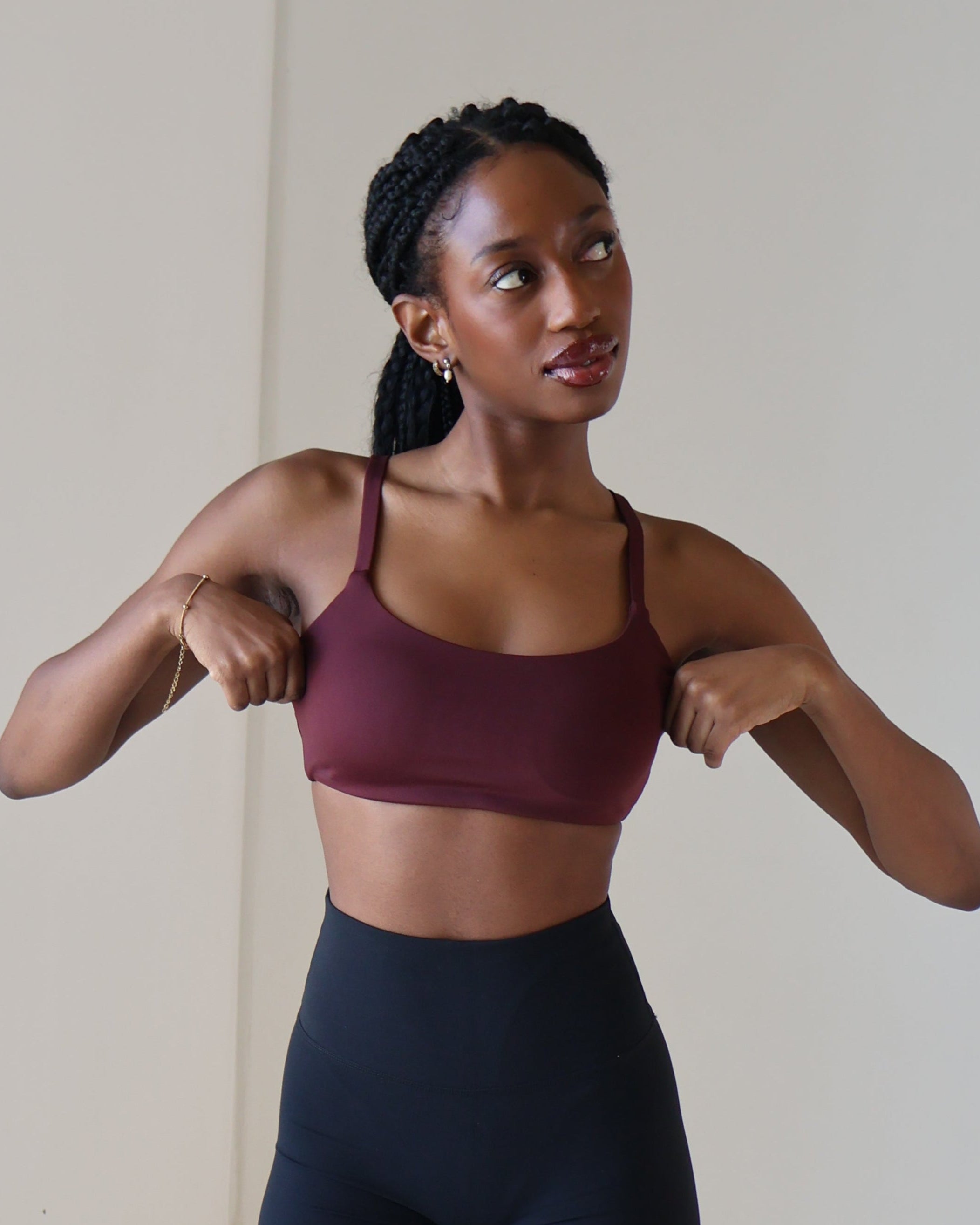 Perform Sports Bra | Maroon