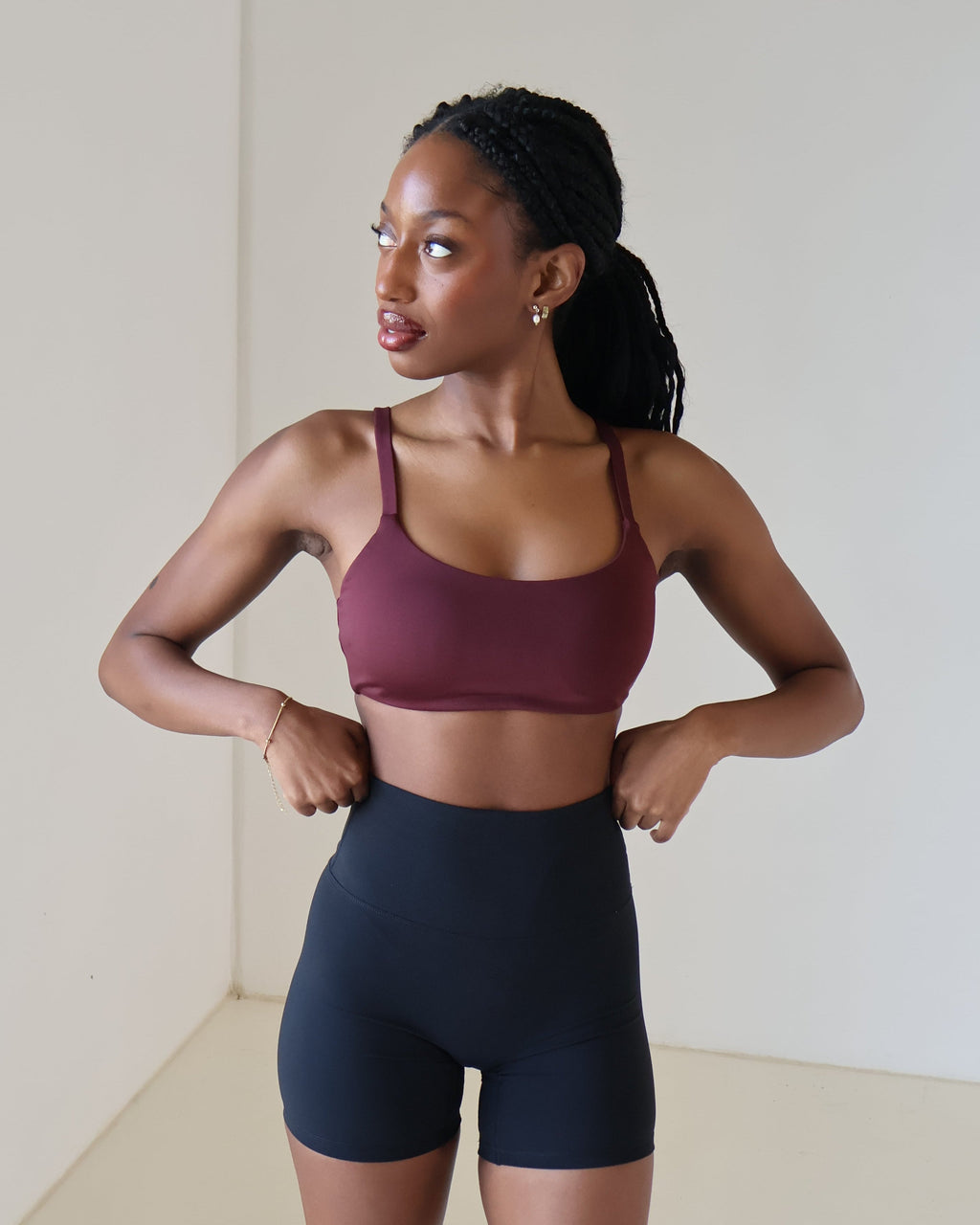 Perform Sports Bra | Maroon