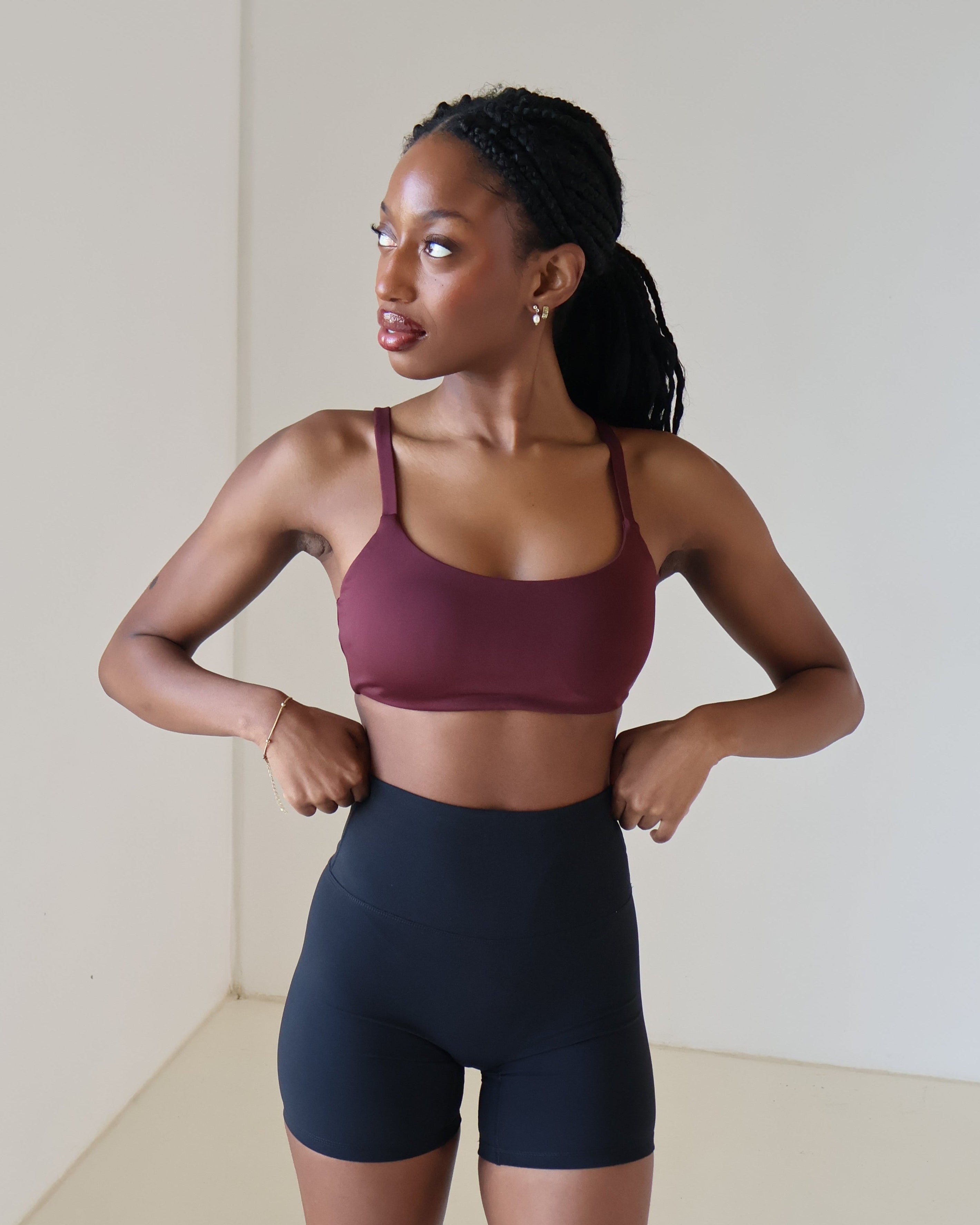 Perform Sports Bra | Maroon