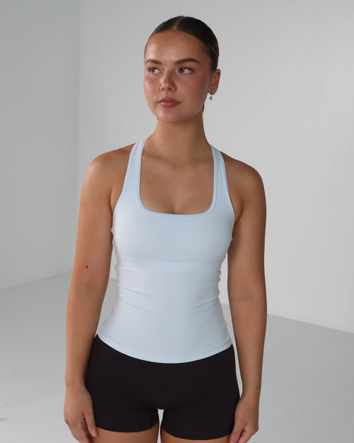 Active Racer Singlet | Ice Blue