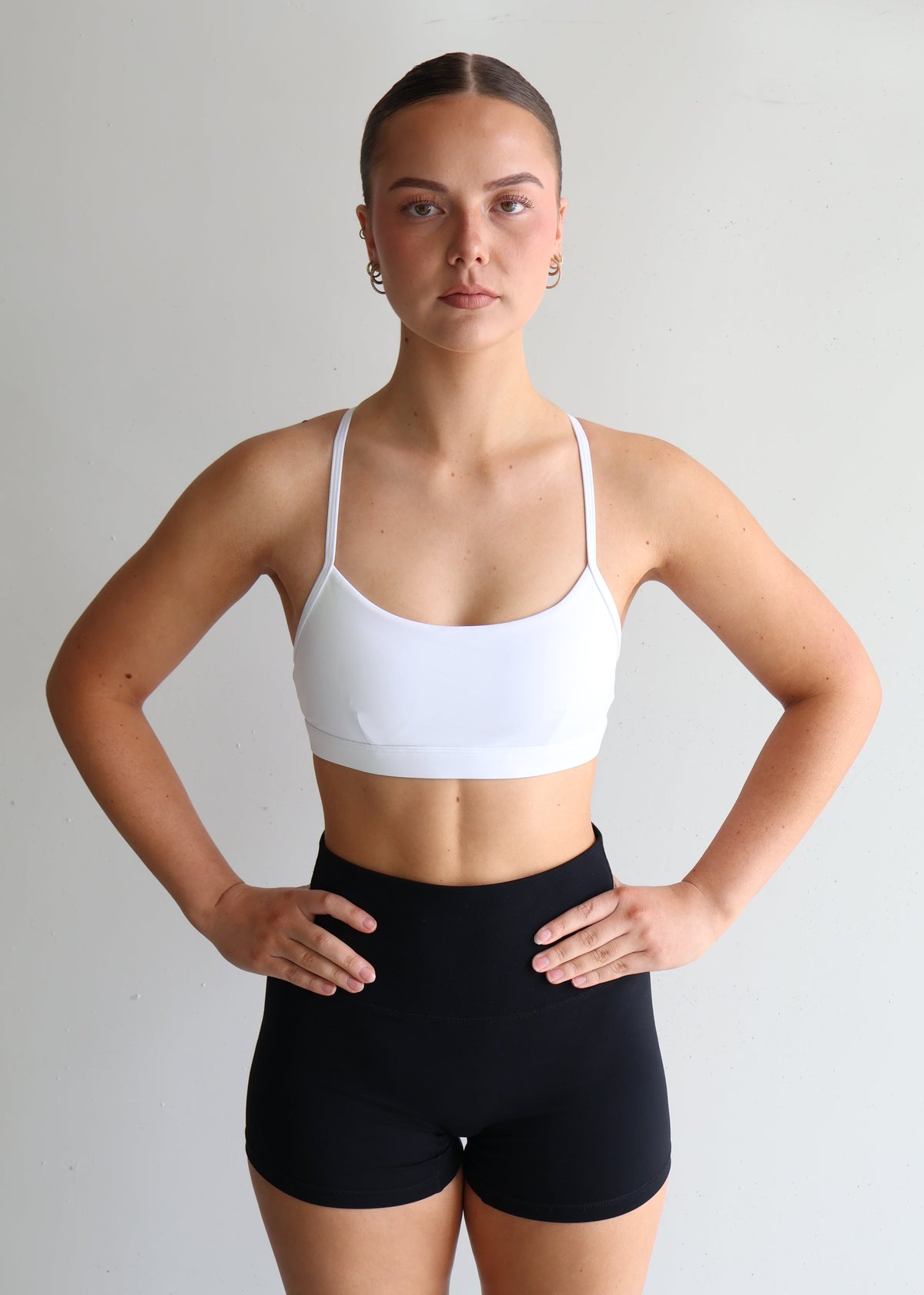 Performance Sports Bra | White
