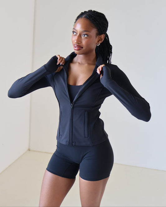 Active Zip Jacket - Black