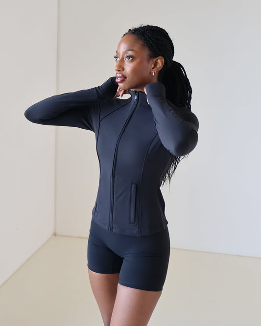 Active Zip Jacket - Black