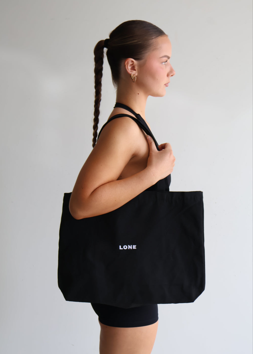 Zip Tote Bag | Black