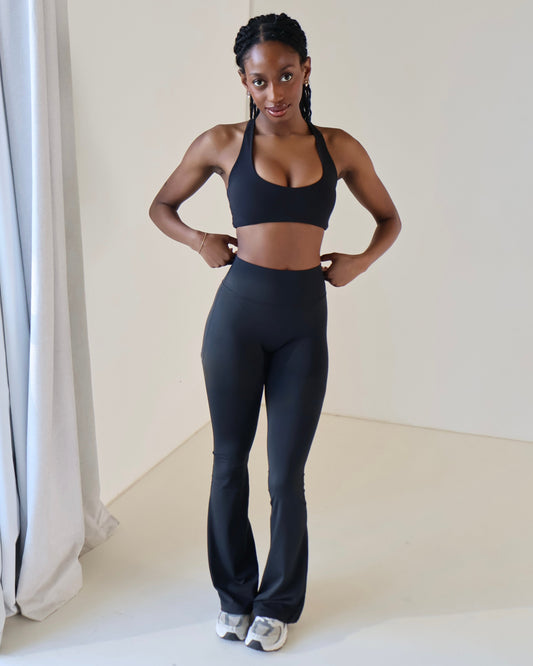 Flare Leggings - Black