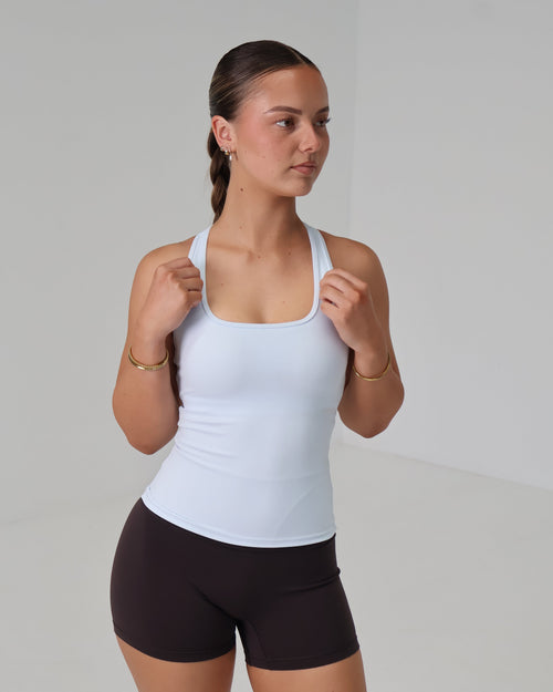 Active Racer Singlet | Ice Blue