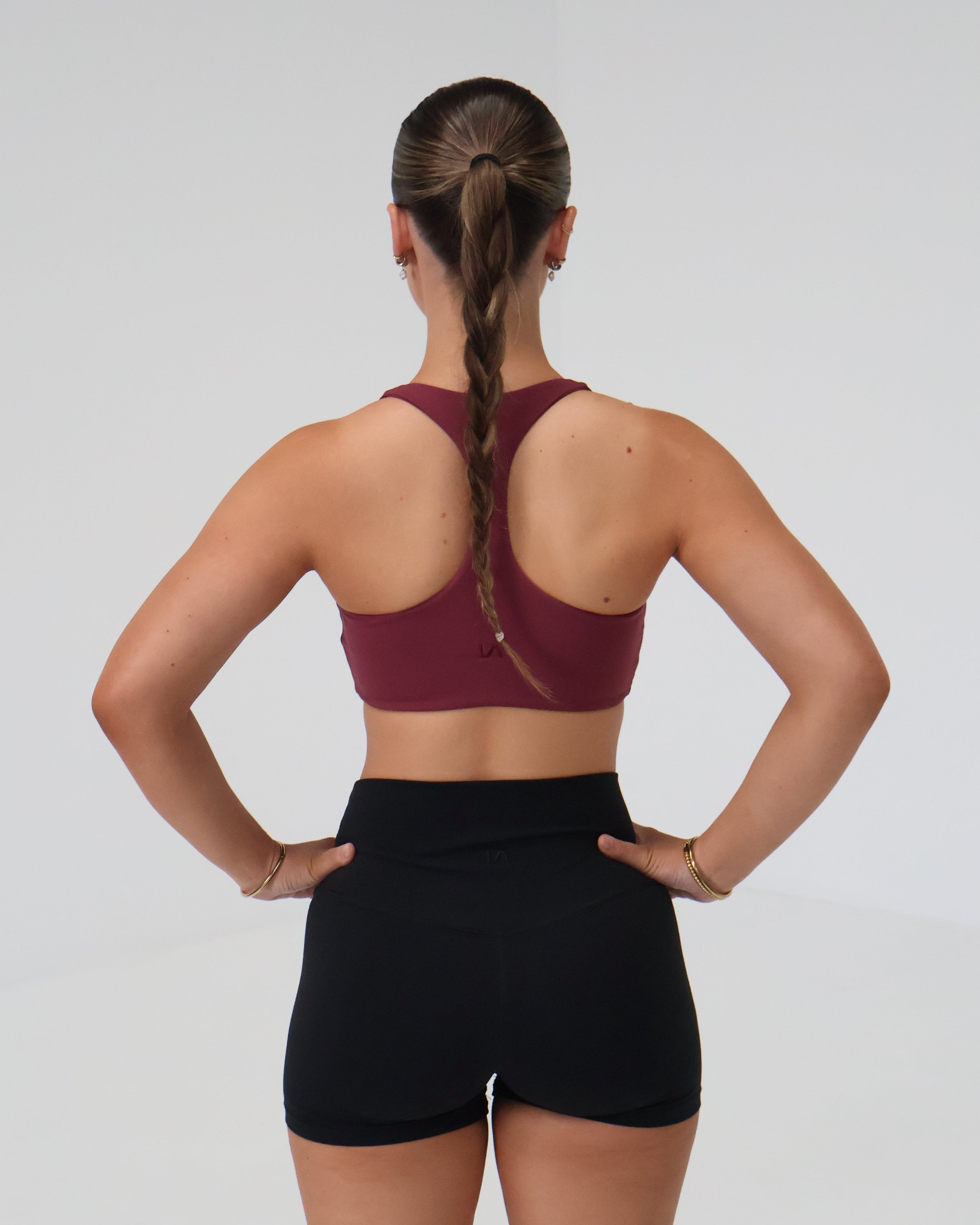 Racer Sports Bra | Dusty Rose