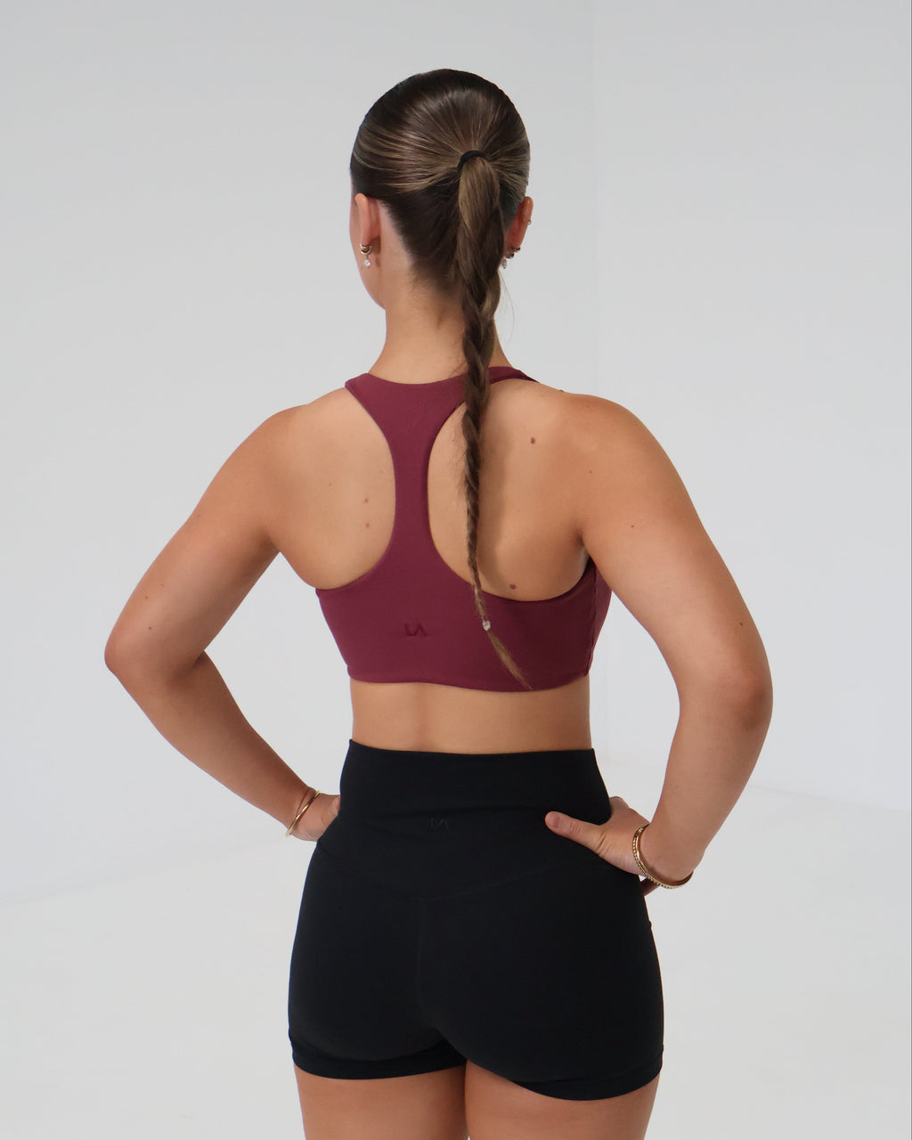 Racer Sports Bra | Dusty Rose