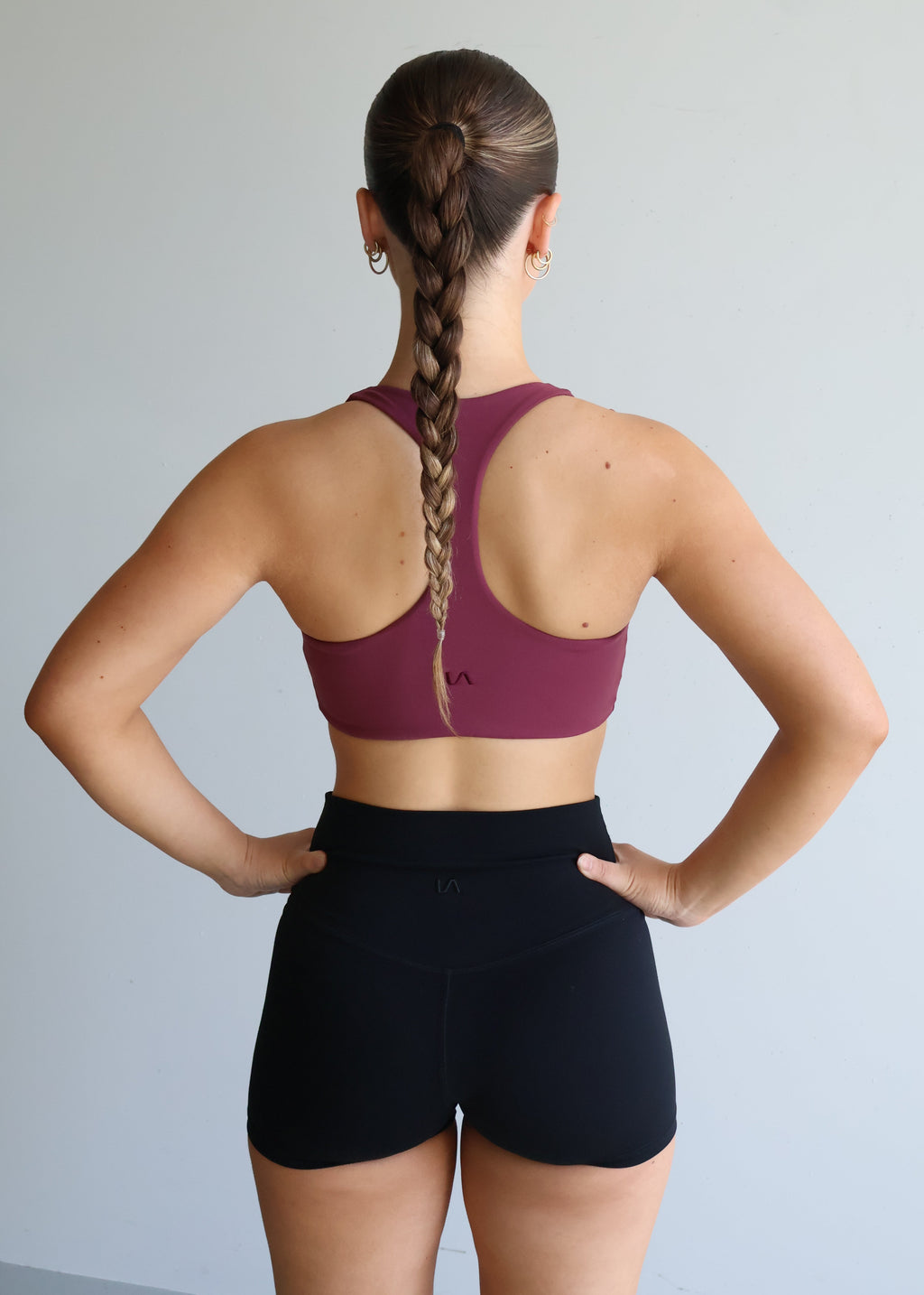 Racer Sports Bra | Dusty Rose