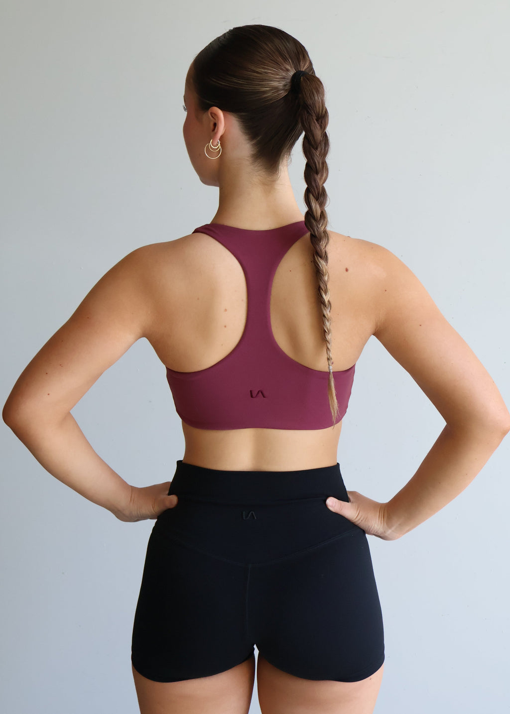 Racer Sports Bra | Dusty Rose