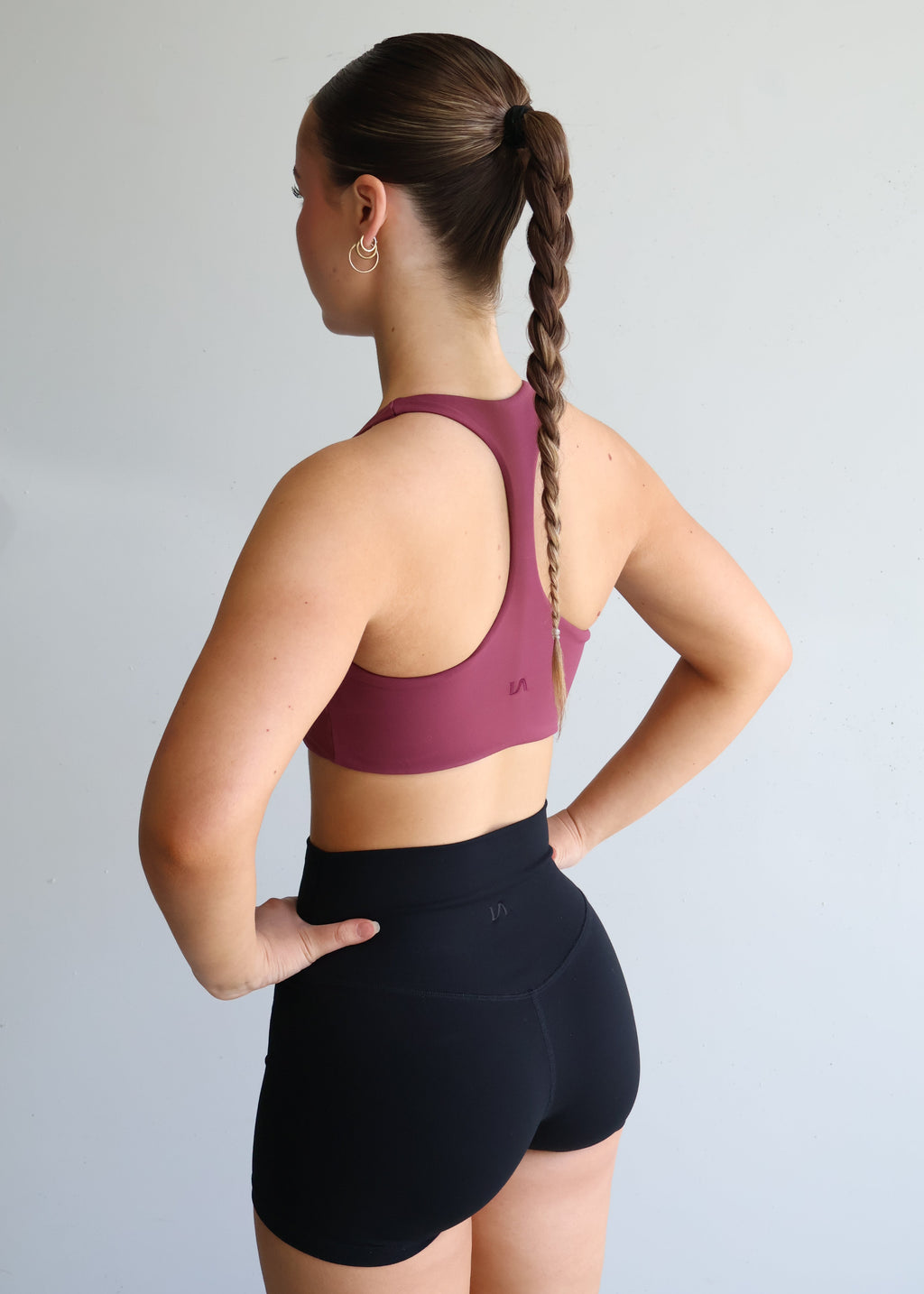 Racer Sports Bra | Dusty Rose
