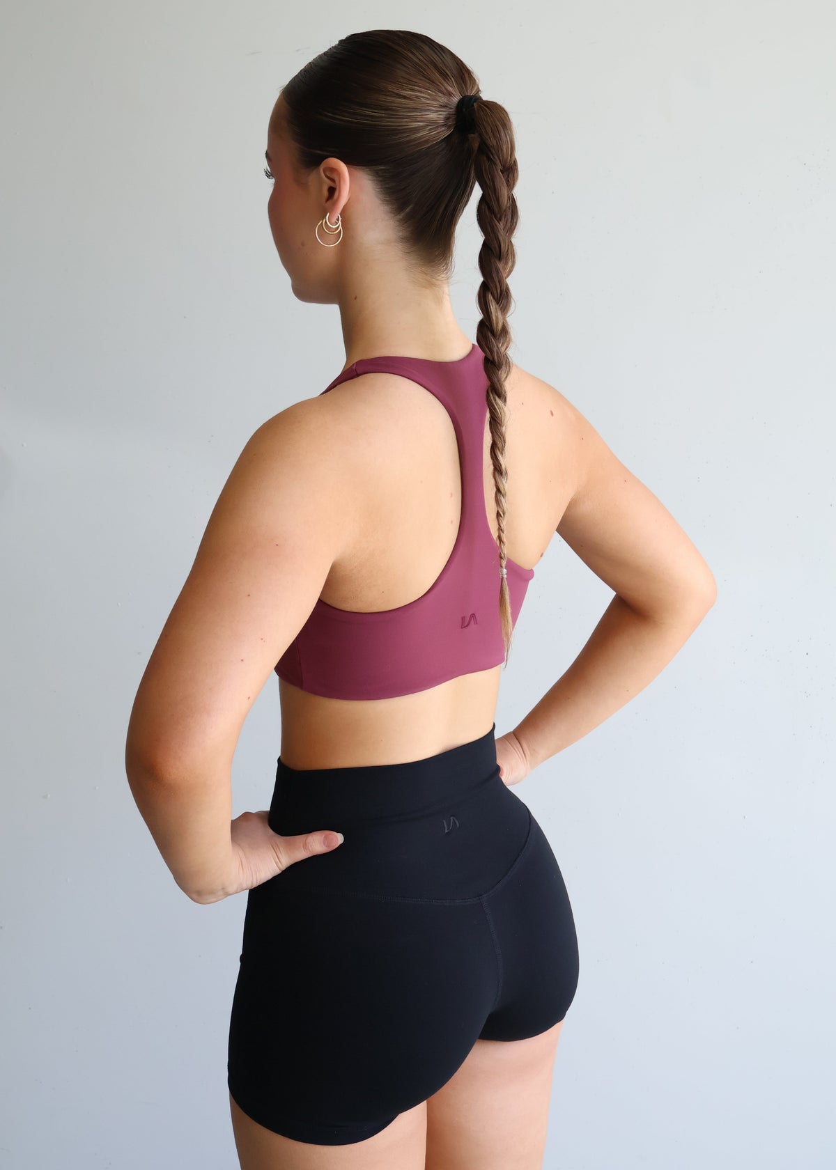 Racer Sports Bra | Dusty Rose