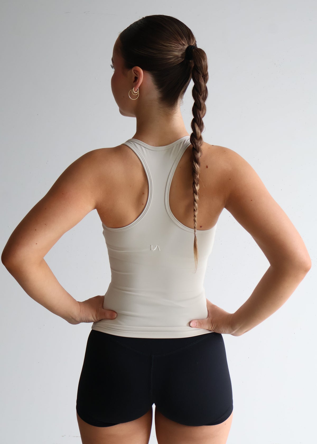 Active Racer Singlet | Beige