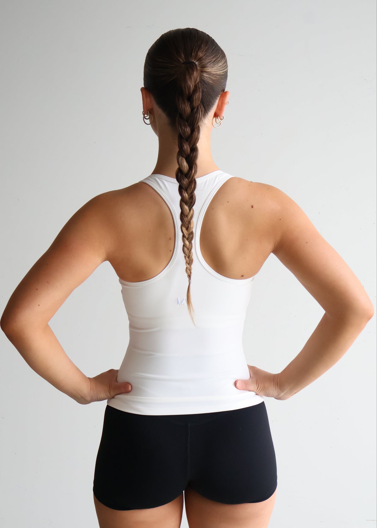 Active Racer Singlet | White