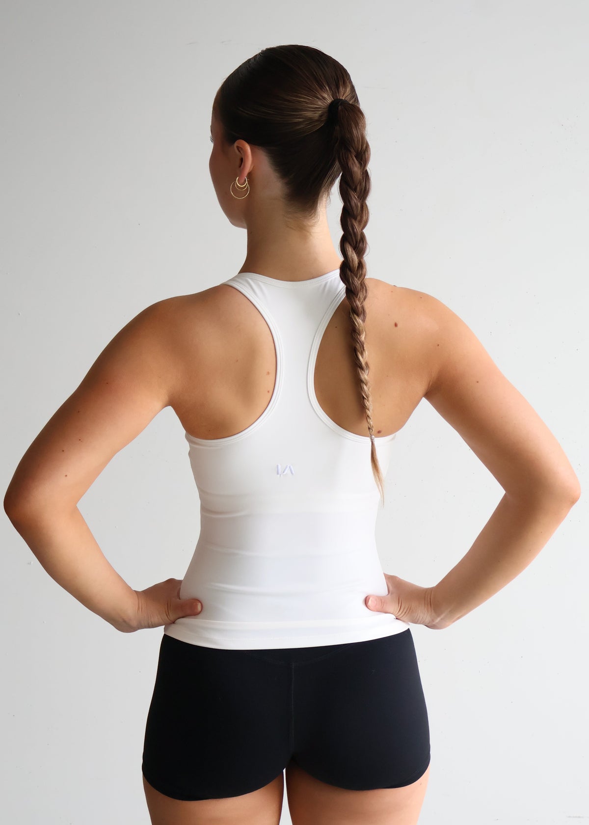 Active Racer Singlet | White