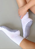 Pilates Grip Socks | Navy Hearts
