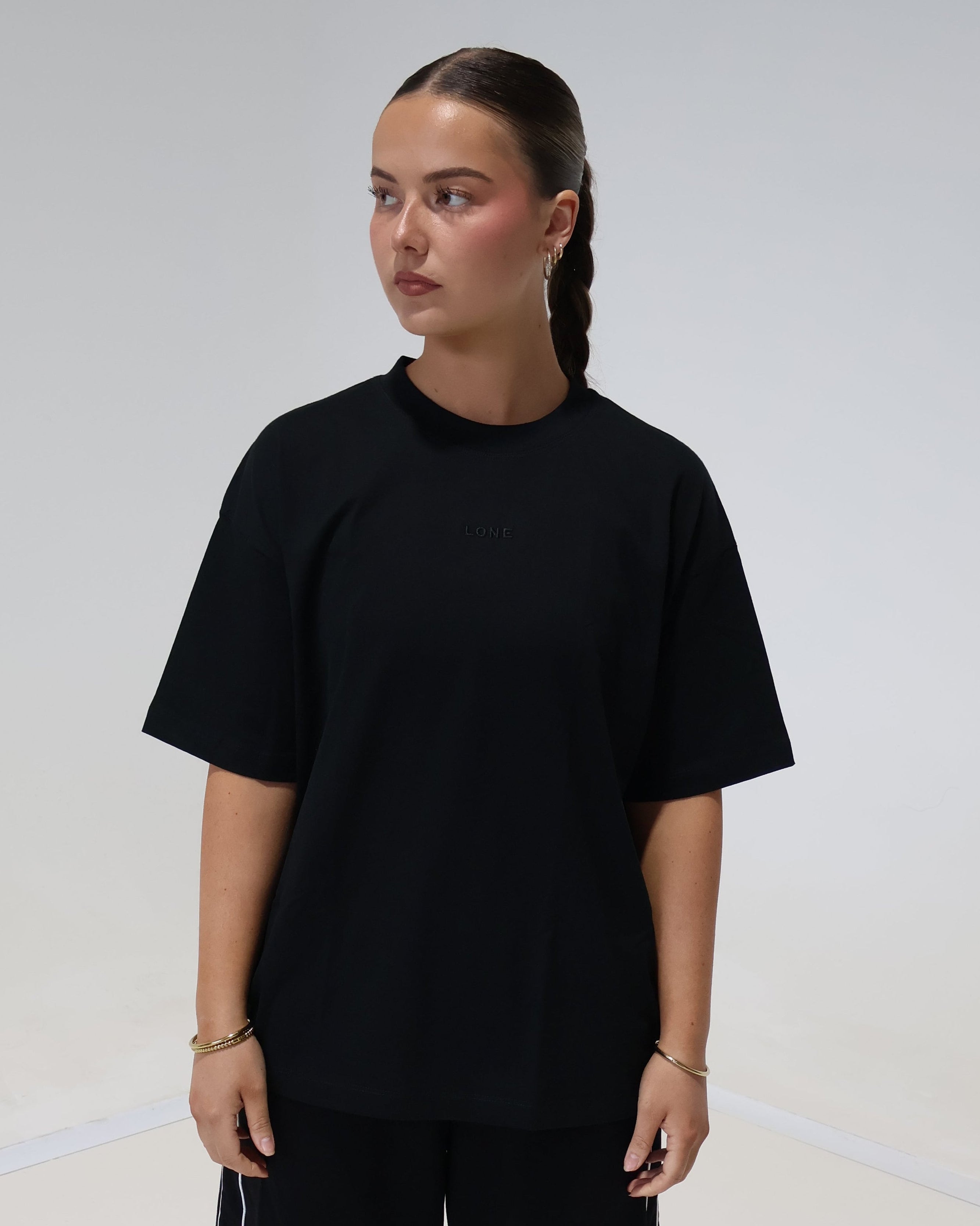Womens Box Tee | Black