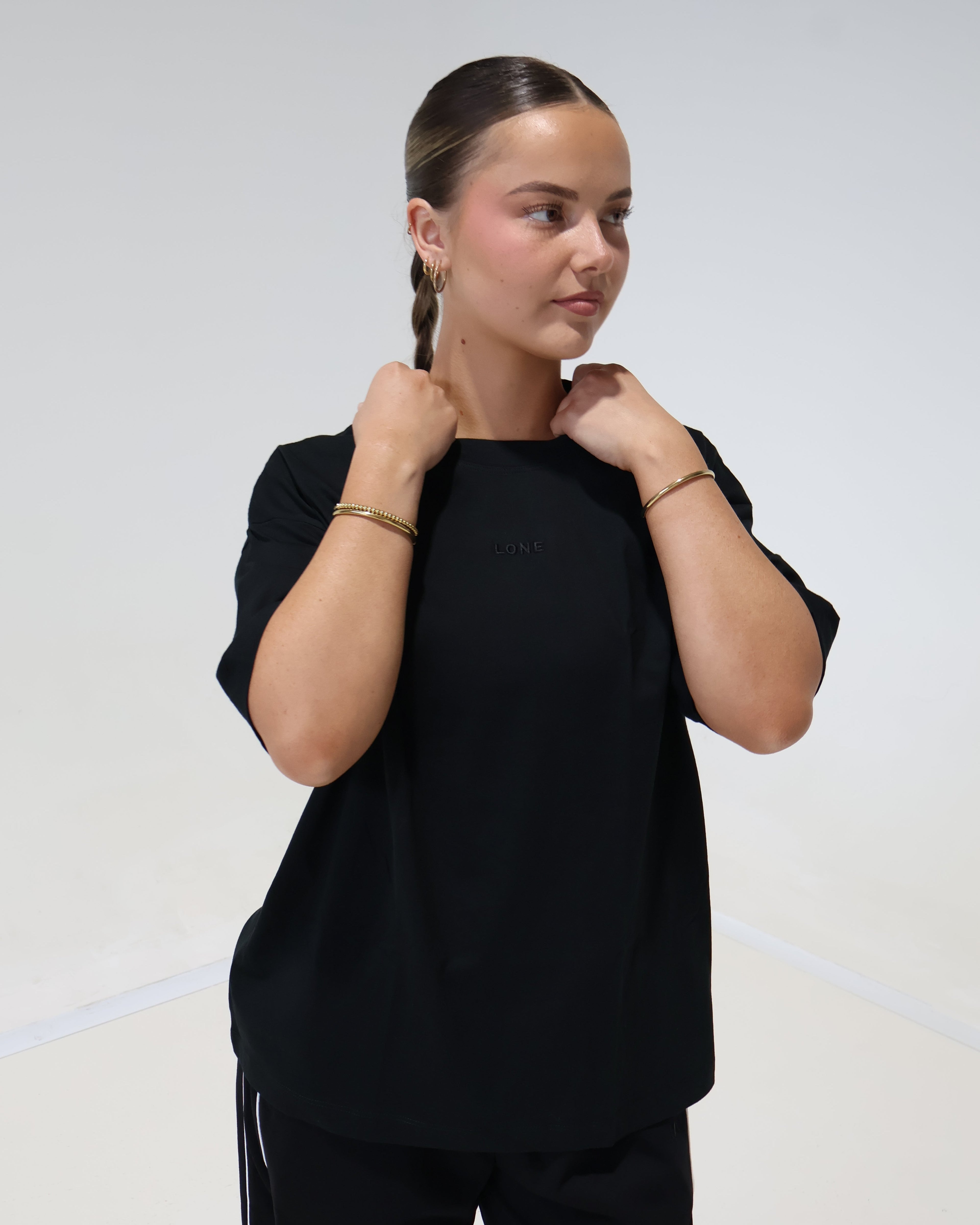 Womens Box Tee | Black