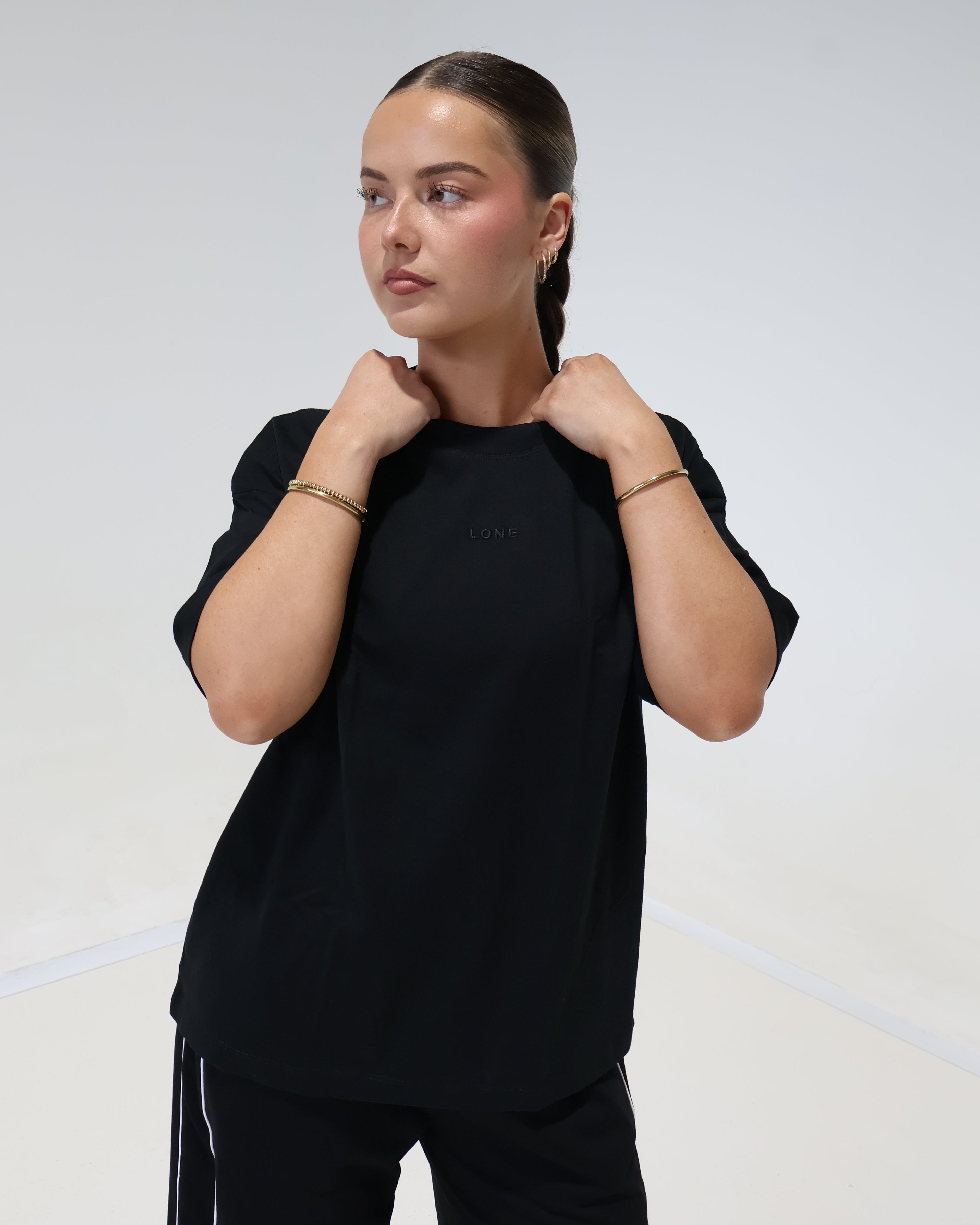 Womens Box Tee | Black