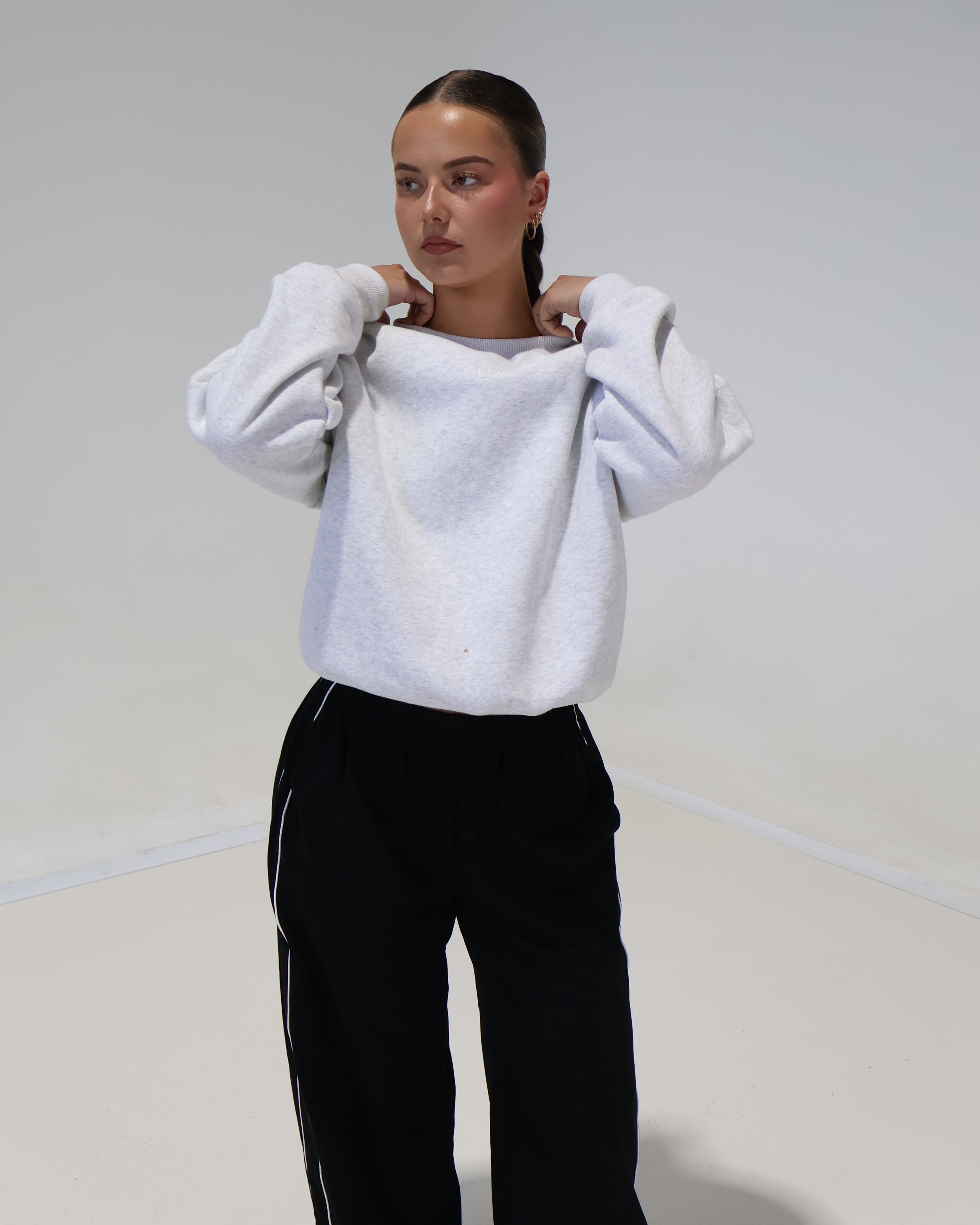 Crew Jumper | Snow Grey