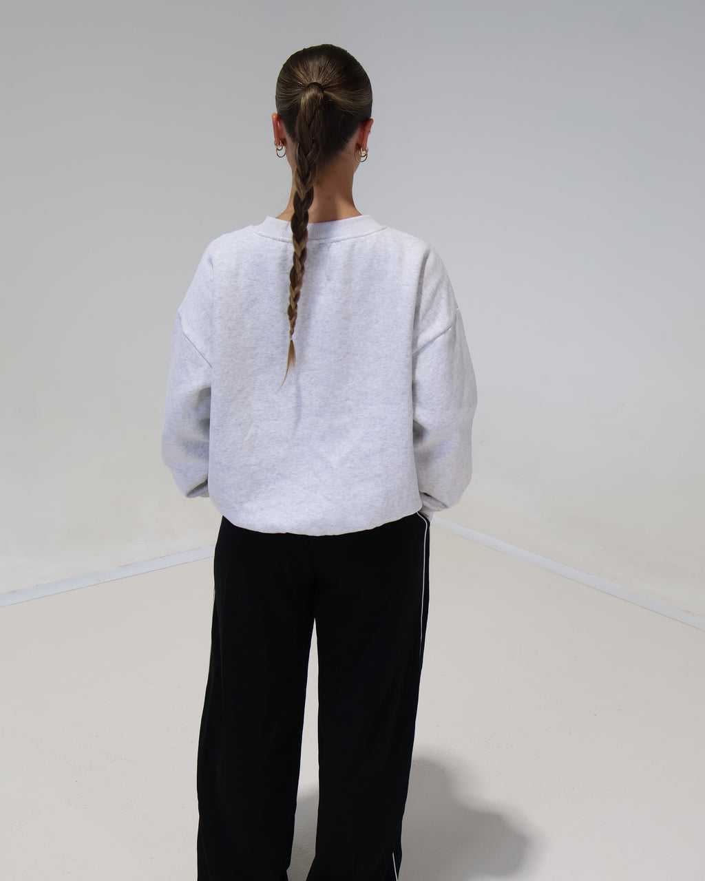 Crew Jumper | Snow Grey