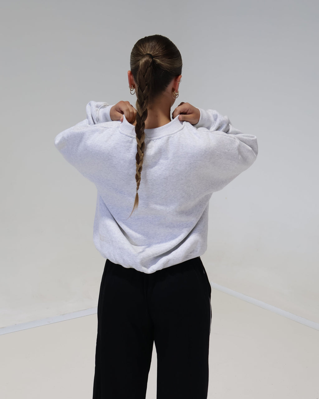 Crew Jumper | Snow Grey