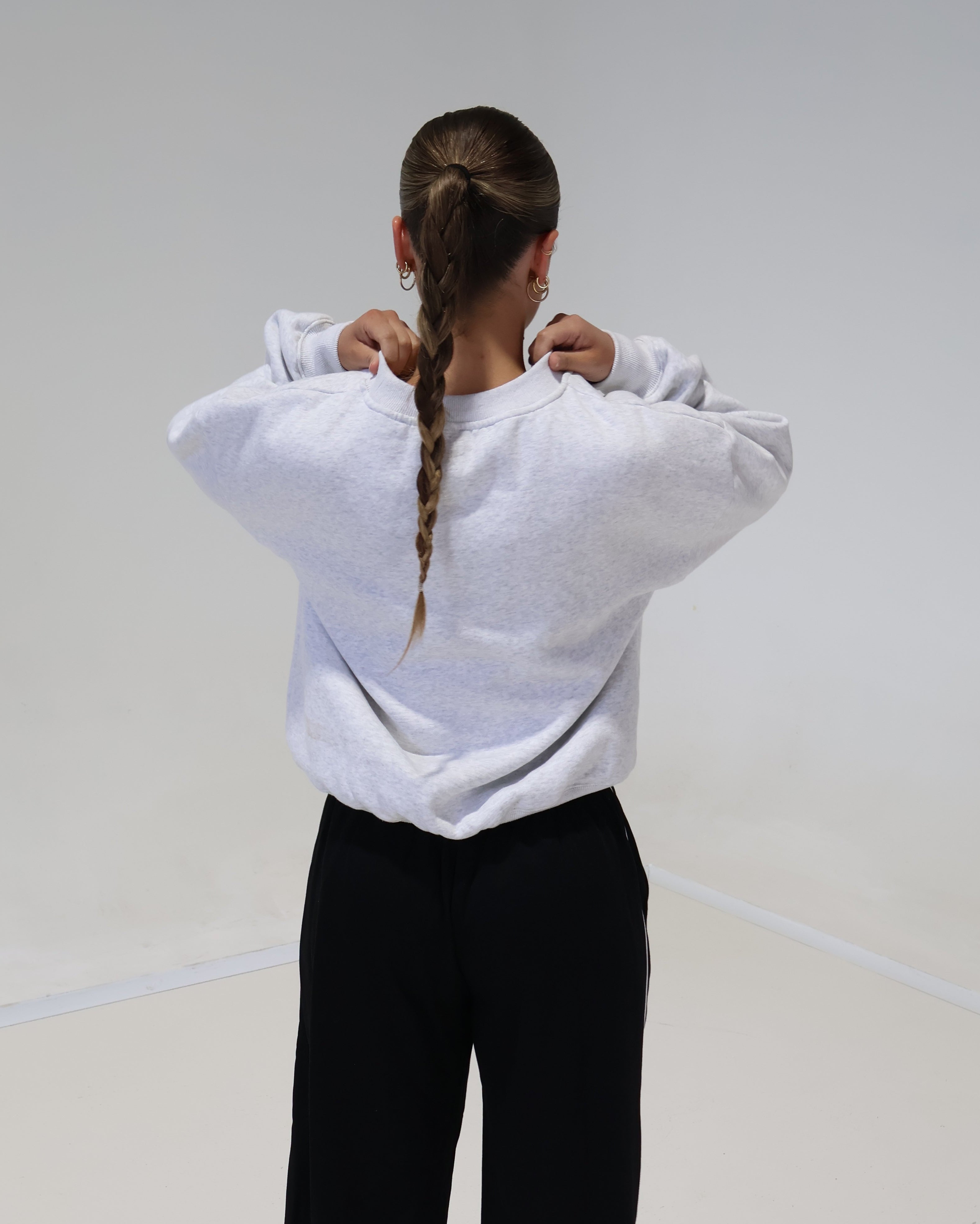 Crew Jumper | Snow Grey