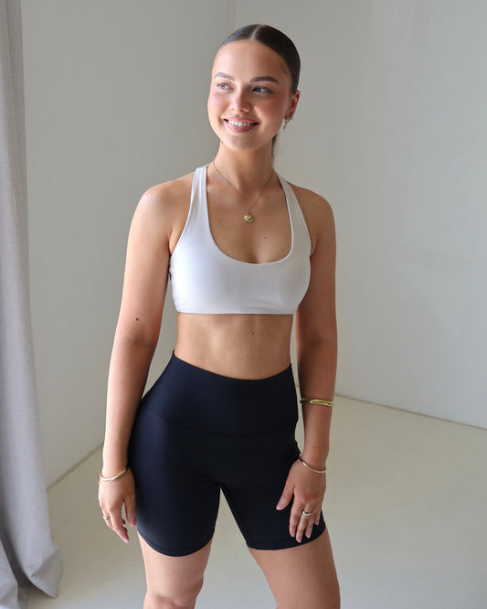 Jogger Bra - Grey Ivory