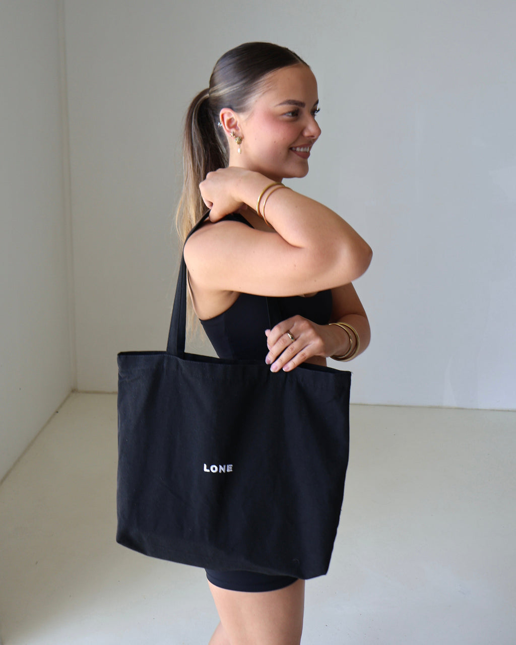 Zip Tote Bag | Black