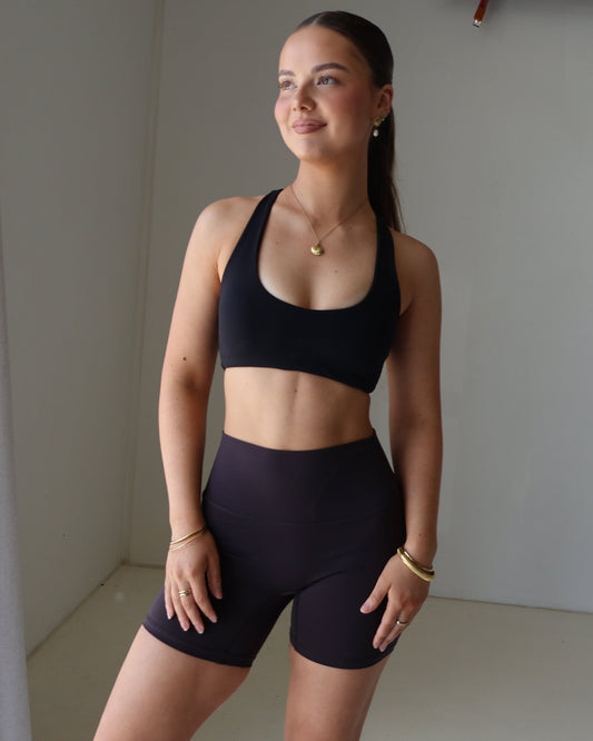 Power Shorts 5-inch - Espresso