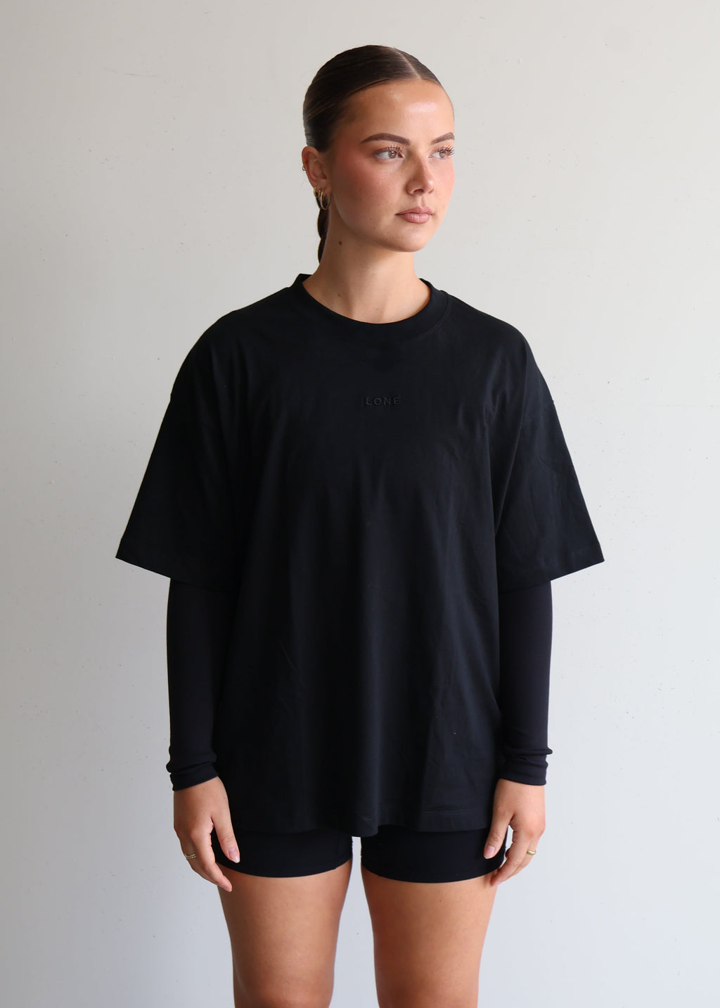 Womens Box Tee | Black