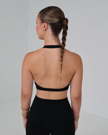 Twist Sports Bra | Black