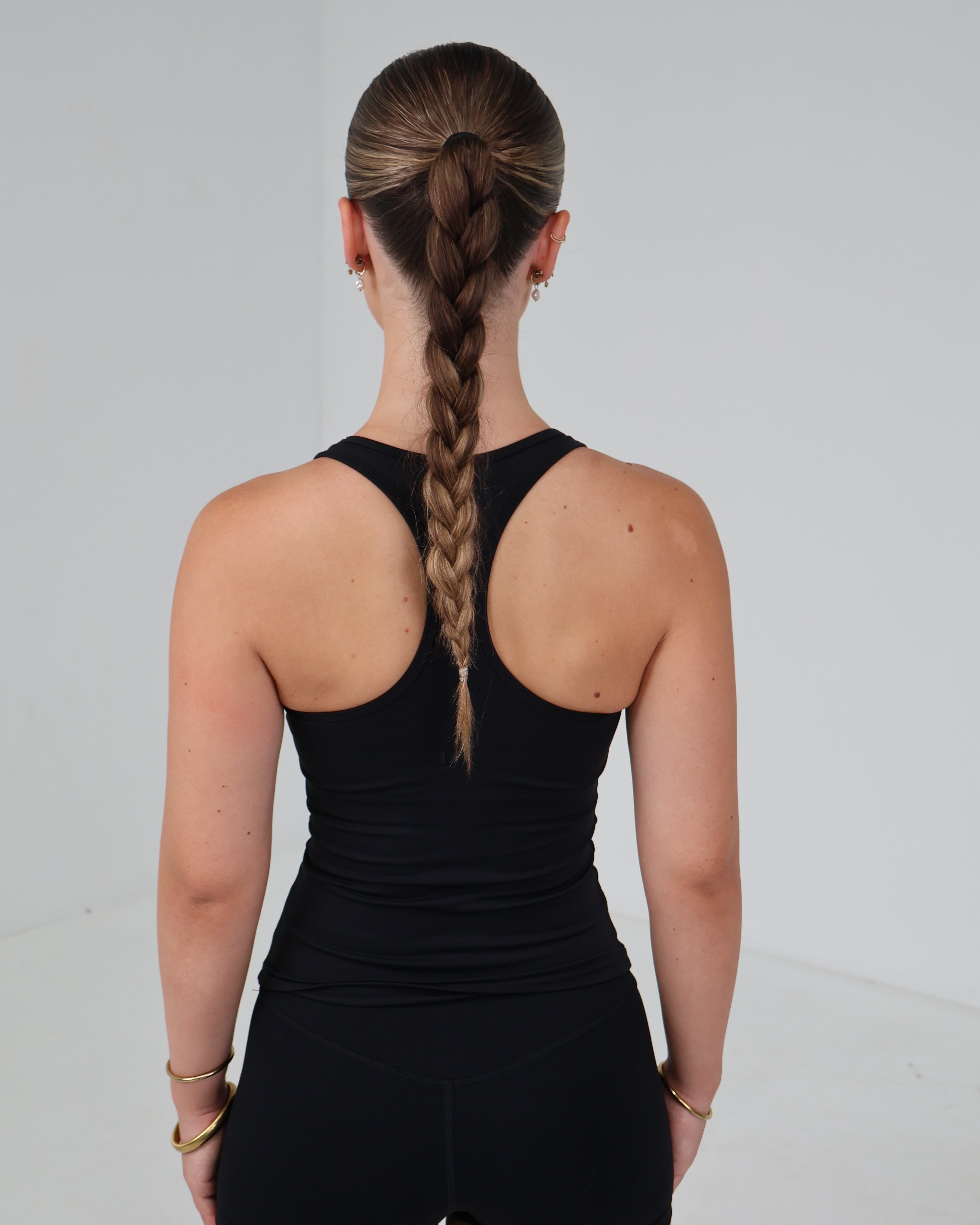 Active Racer Singlet | Black